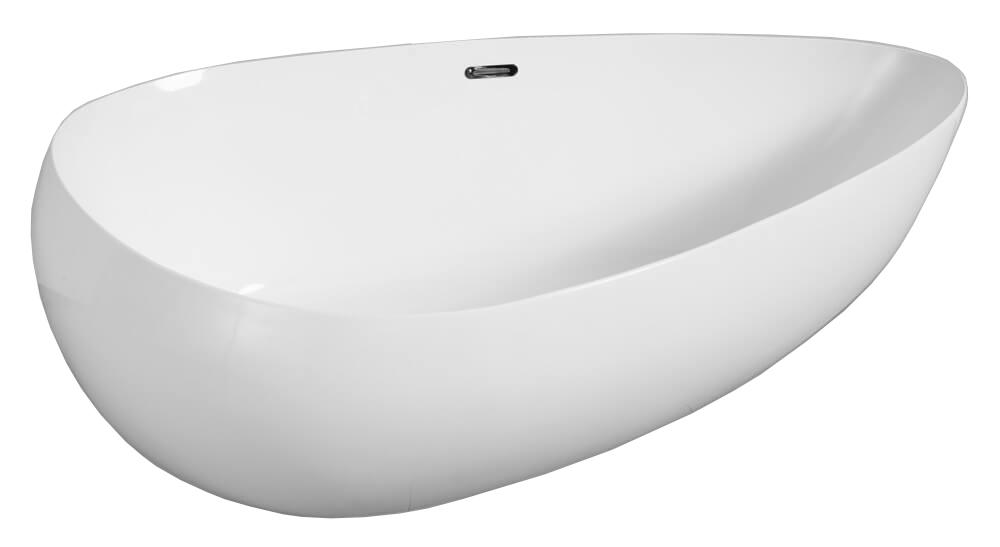 ванна акриловая black&white swan sb227 170x95 белый глянец