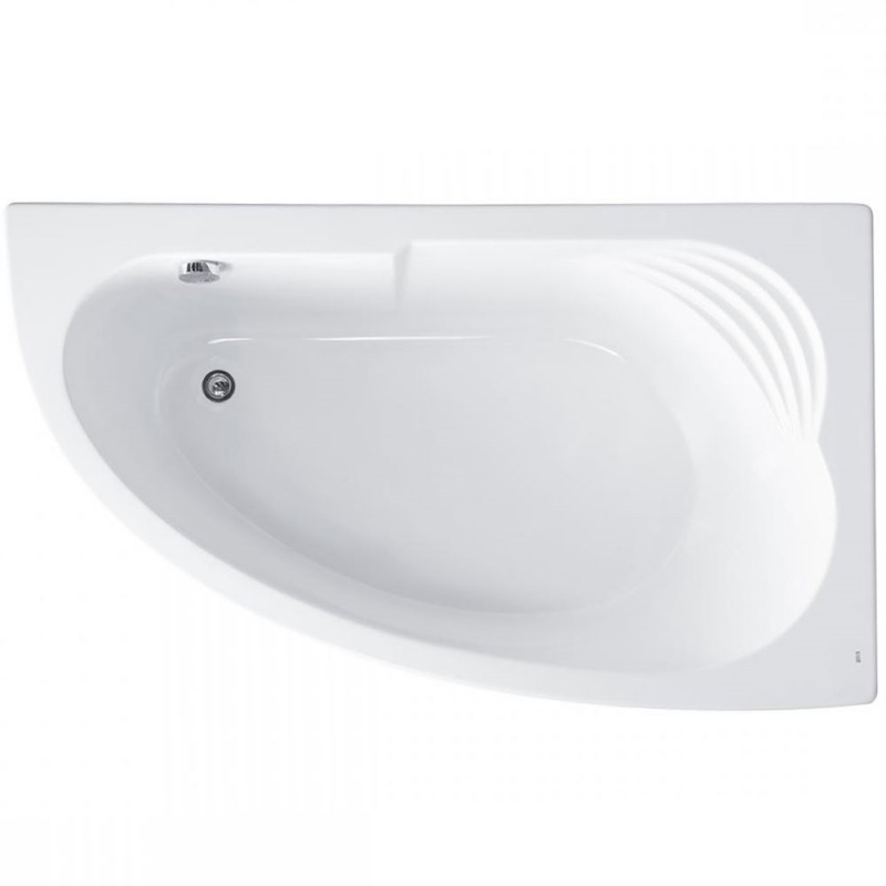 ванна акриловая roca merida 170x100 правая, белая