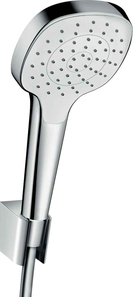 душевой комплект hansgrohe croma select e 1jet 26424400 с держателем и шлангом 125 см