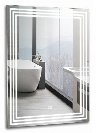 зеркало silver mirrors спарта led 60x80 с сенсорным выключателем