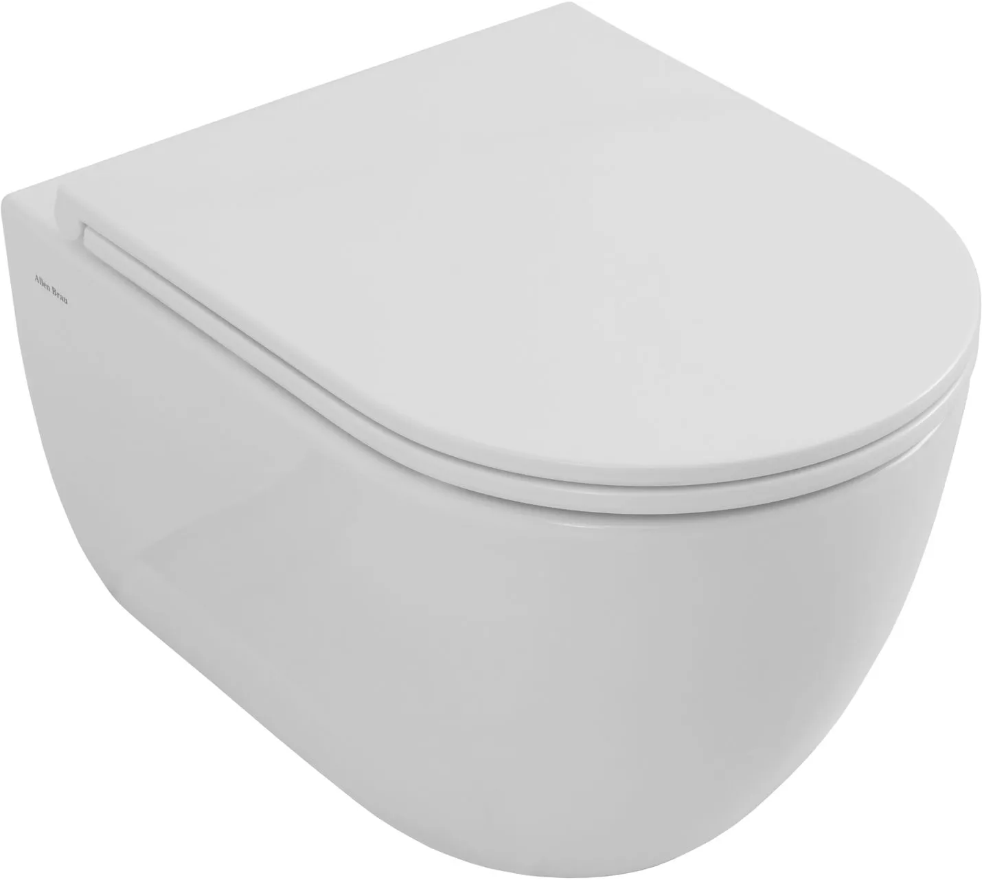 унитаз подвесной allen brau priority 3 4.31008.20 36,5x51,5 с сиденьем 4.31010.20 softclose, белый глянец