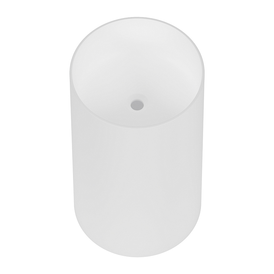 умывальник белюкс осло-2 45x85 белый матовый, solid surface
