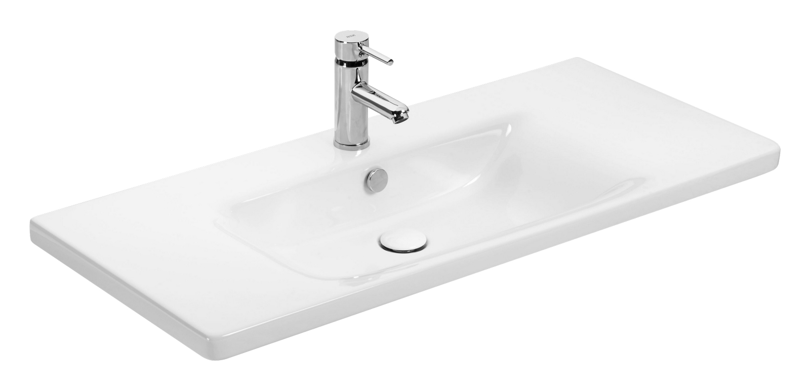 умывальник мебельный dreja soft 101x45,5 белый