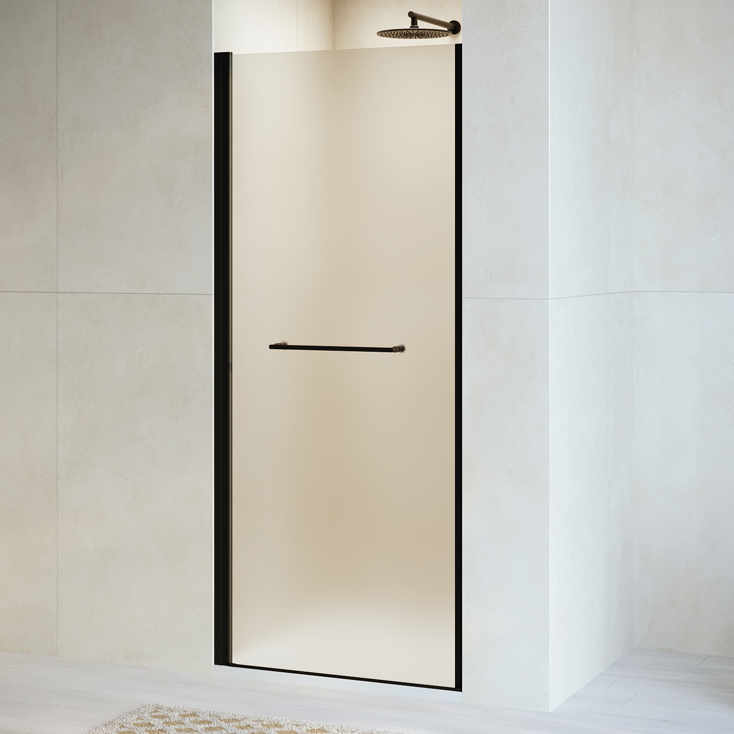 душевая дверь rgw passage pa-103-b 020810308-24 80x195 стекла матовые-сатинат, профиль черный