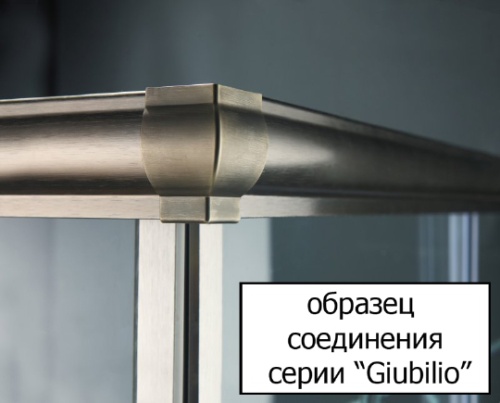 душевой уголок cezares giubileo-a-2-90 прозрачное стекло, хром фото 3