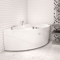 акриловая ванна radomir vannesa massage алари 168х120, с гидромассажем, каркасом и экраном, баланс, l