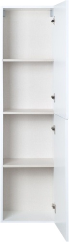 шкаф-пенал art&max platino белый глянец фото 5