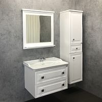 мебель для ванной comforty феррара 80, подвесная, белая