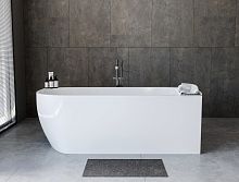 акриловая ванна aquanet elegant b 260055 180, белая матовая