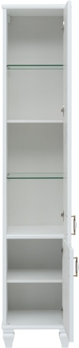 шкаф-пенал aquanet валенса 40 new r, белый матовый фото 7