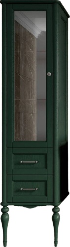 шкаф-пенал valenhouse эстетика l, зеленый, ручки хром фото 3