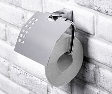 держатель туалетной бумаги wasserkraft kammel k-8325 с крышкой