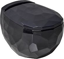 унитаз подвесной bewash bekinger 87303606 с сиденьем микролифт, с функцией биде черный