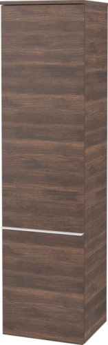 шкаф-пенал villeroy & boch venticello a95112 r, arizona oak, с белыми ручками