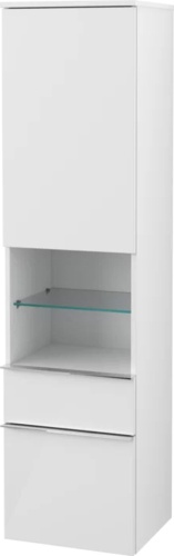 шкаф-пенал villeroy & boch venticello a95211 r, glossy white, с ручками хром