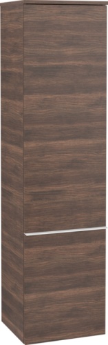 шкаф-пенал villeroy & boch venticello a95102 l, arizona oak, с белыми ручками