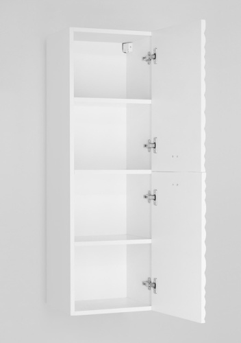 шкаф-пенал style line вероника 36 люкс, белый фото 8