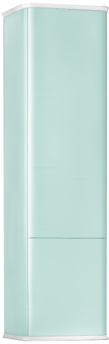шкаф-пенал jorno pastel 125 бирюзовый бриз фото 3
