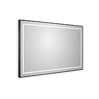 зеркало belbagno spc-kraft-1200-800-led-tch-warm-nero с подсветкой и антизапотеванием, черный